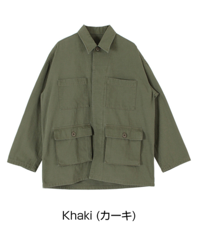ミリタリーオーバーライトジャケット