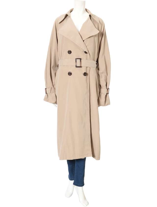 ボリュームスリーブトレンチコート