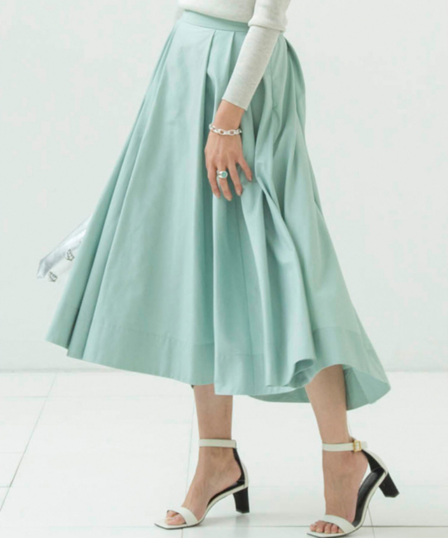 ランダムタックカラースカート