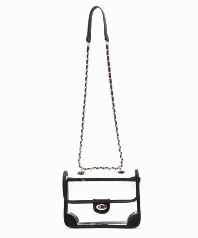 クリアオーストリッチ風ポシェット