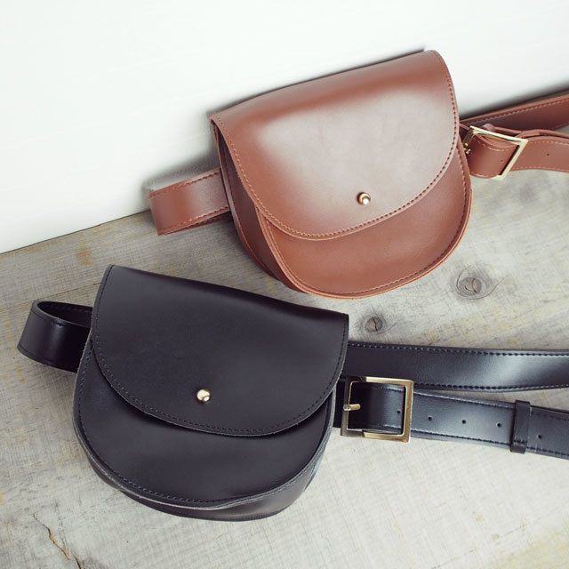 ベルト付きウエストバッグ H