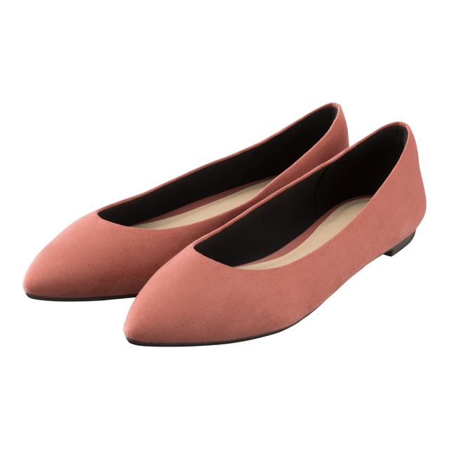 マシュマロポインテッドフラットシューズ