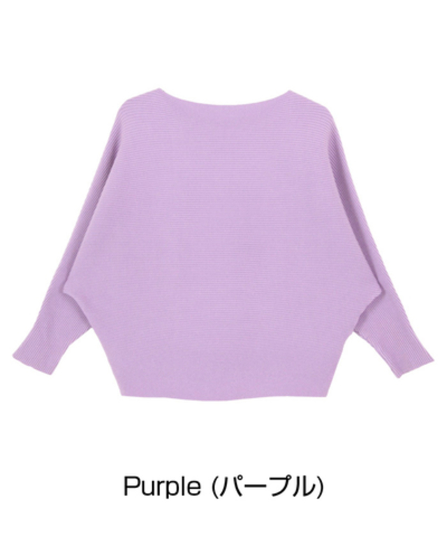 ドルマンスリーブニット