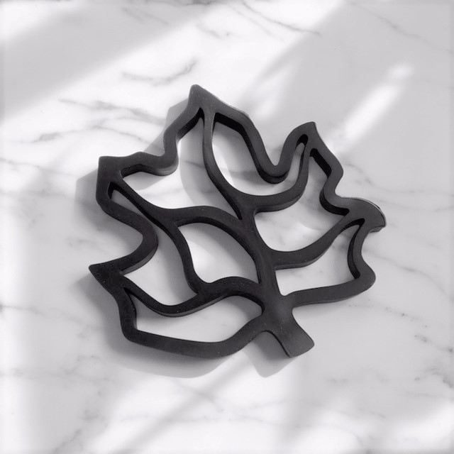 leaf シリコン 鍋敷き