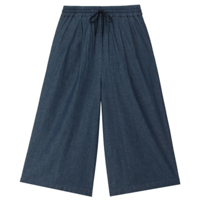 オーガニックコットンデニムイージーワイドパンツ