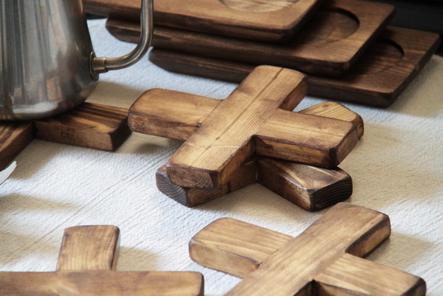 ナチュラルトリベッド 鍋敷き コースター