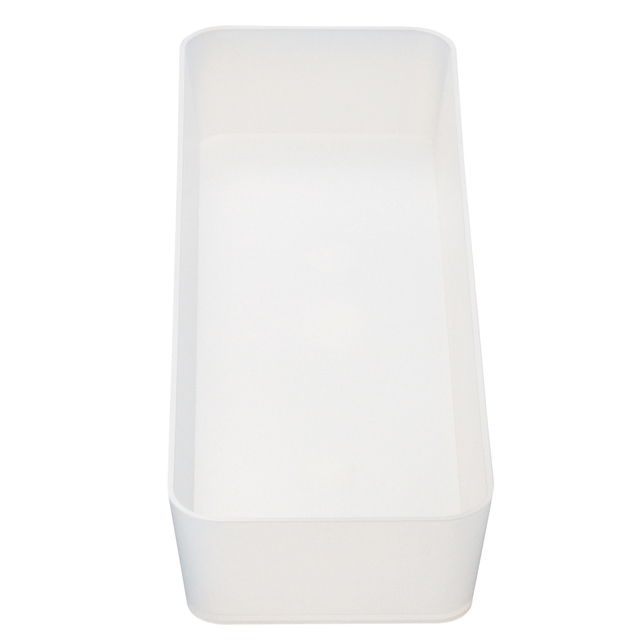 ポリプロピレン整理ボックス4　約幅11.5×奥行34×高さ5cm