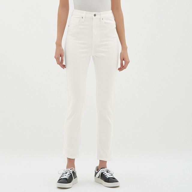 ハイウエストシガレットアンクルジーンズ