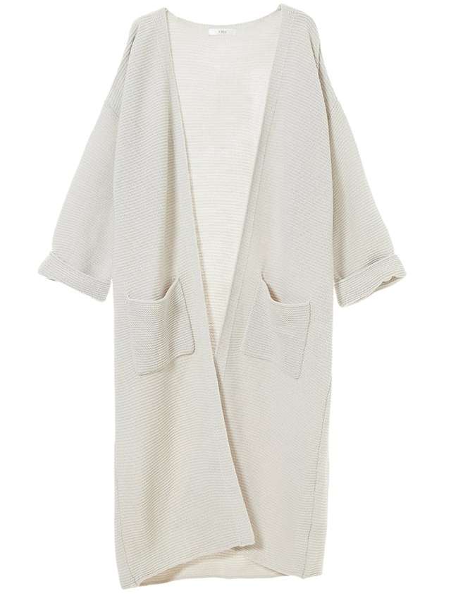 ライトニットマキシガウン