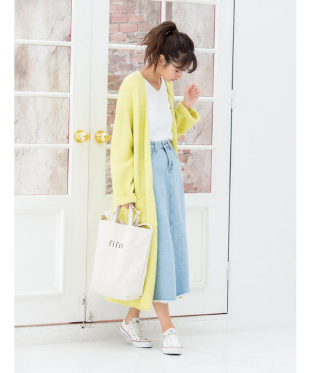 ライトニットマキシガウン