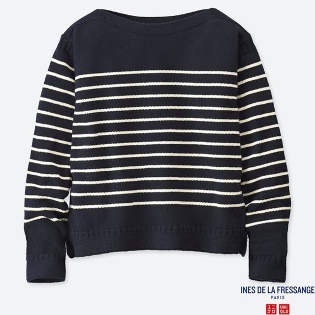 フィッシャーマンボートネックボーダーセーター（長袖）