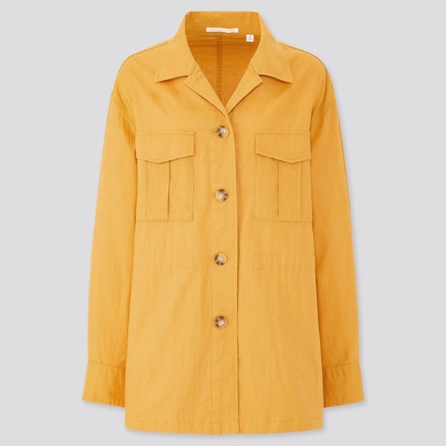 リネンコットンシャツジャケット
