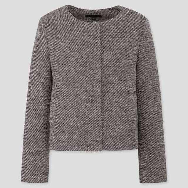 ツイードノーカラージャケット