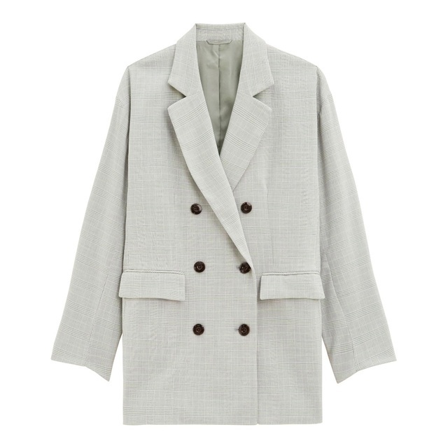 チェックオーバーサイズジャケット