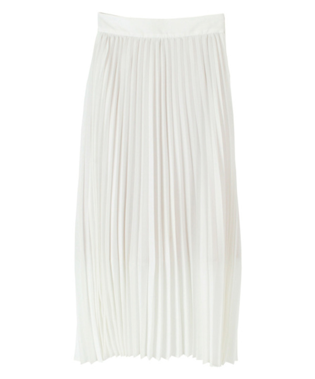 プリーツロングスカート