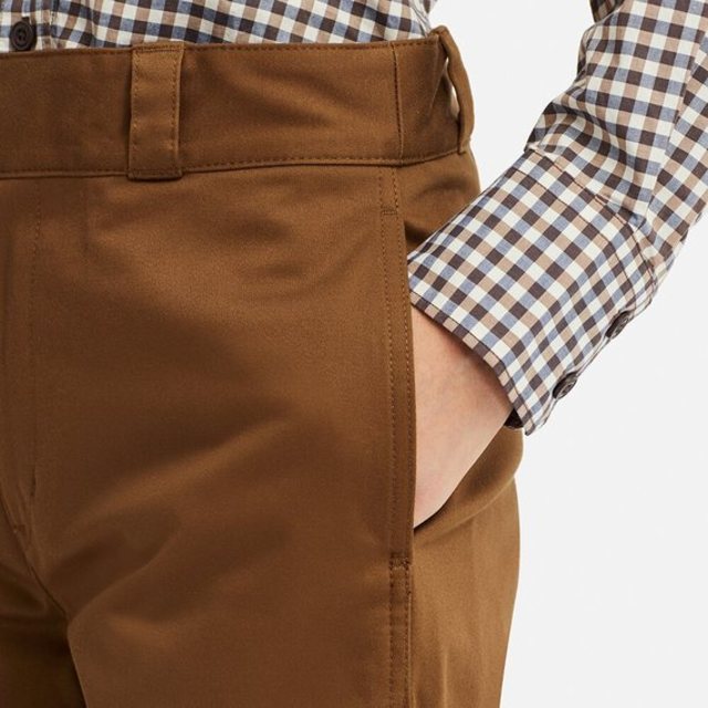 コットンストレートパンツ