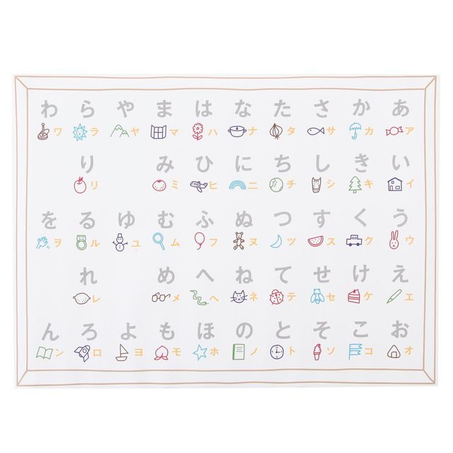 水でぬらして貼る おふろポスター(かな／B3サイズ)