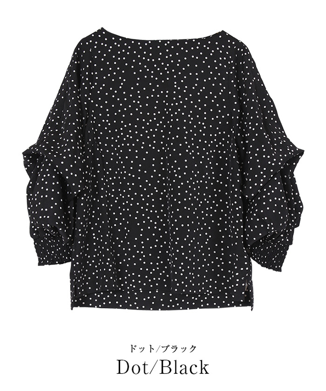 2wayスリーブブラウス