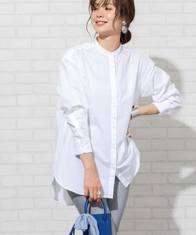 ブロードバンドカラーロングシャツ