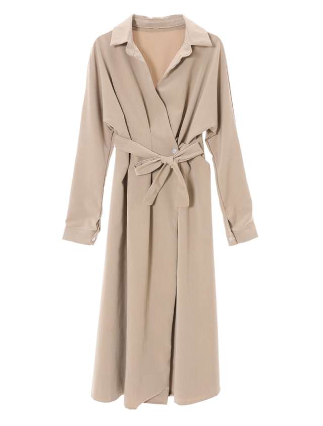 スキッパーカシュクールワンピース