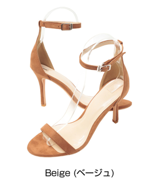 レースアップ2wayピンヒールサンダル