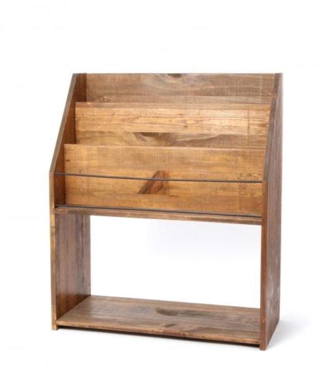 オリジナルウッドマガジンラック