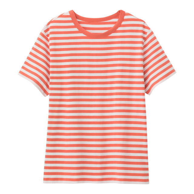 ボーダークルーネックT(半袖)