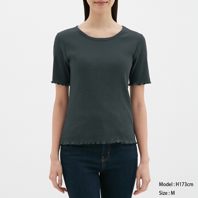 リブフリルT(半袖)