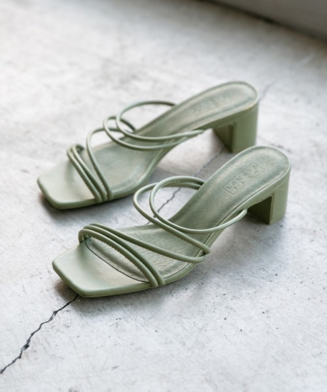 ラインヒールサンダル