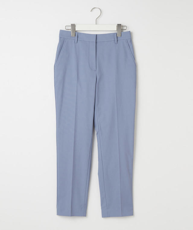 リネンブレンドスティックパンツ