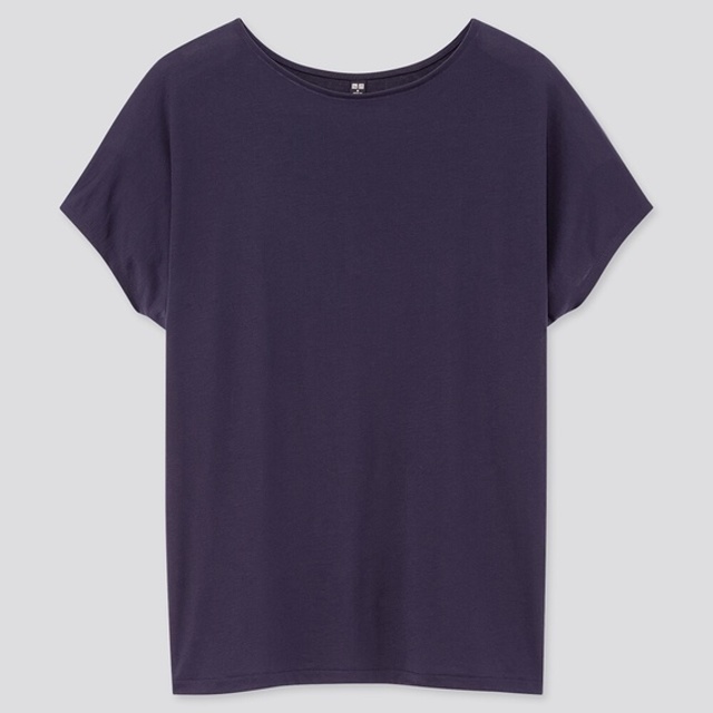 ドレープクルーネックT（半袖）