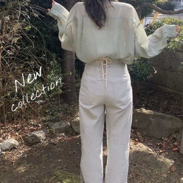 レフアバックレースアップパンツ