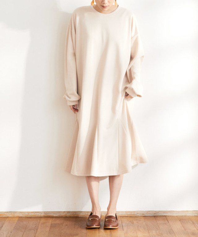 スウェットマーメイドワンピース