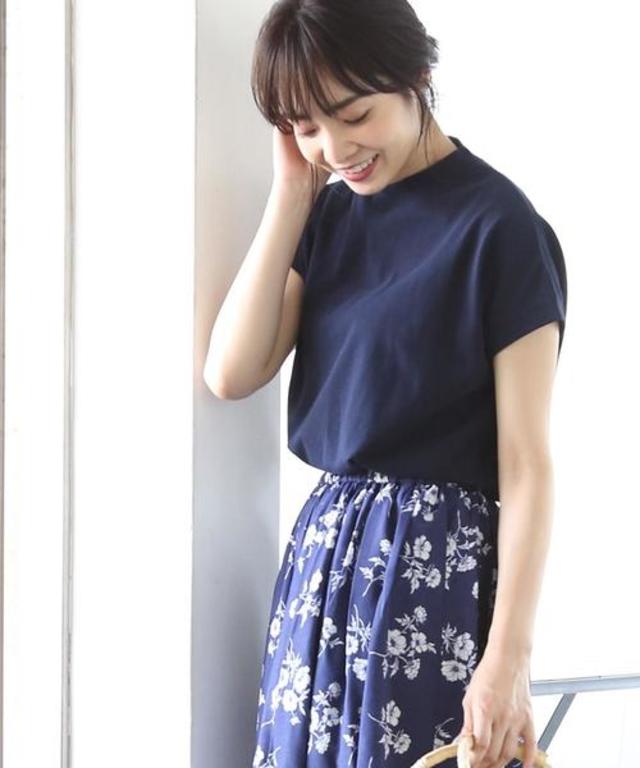 USAコットンハイネックTシャツ