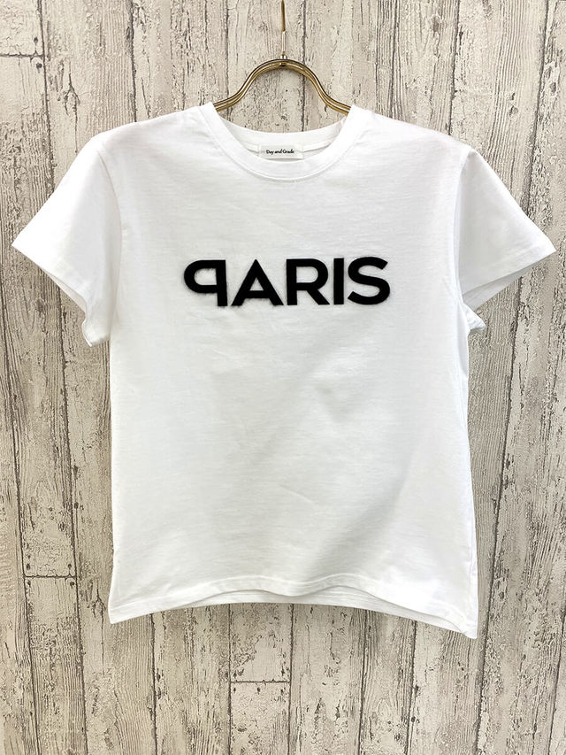 PARISロゴTシャツ