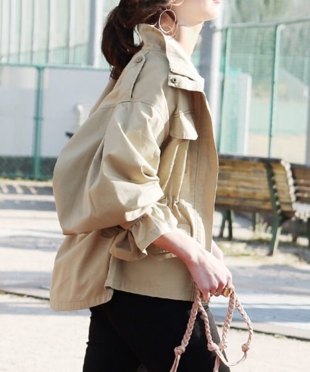 【zozotown限定】ビックキャンディ袖ミリタリージャケット