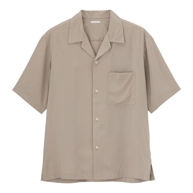 オープンカラーシャツ(5分袖)