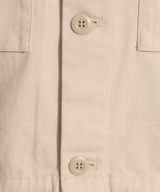 サテンドロストミリタリージャケット