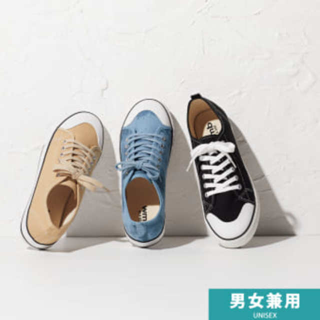 Wクッション キャンバスシューズ