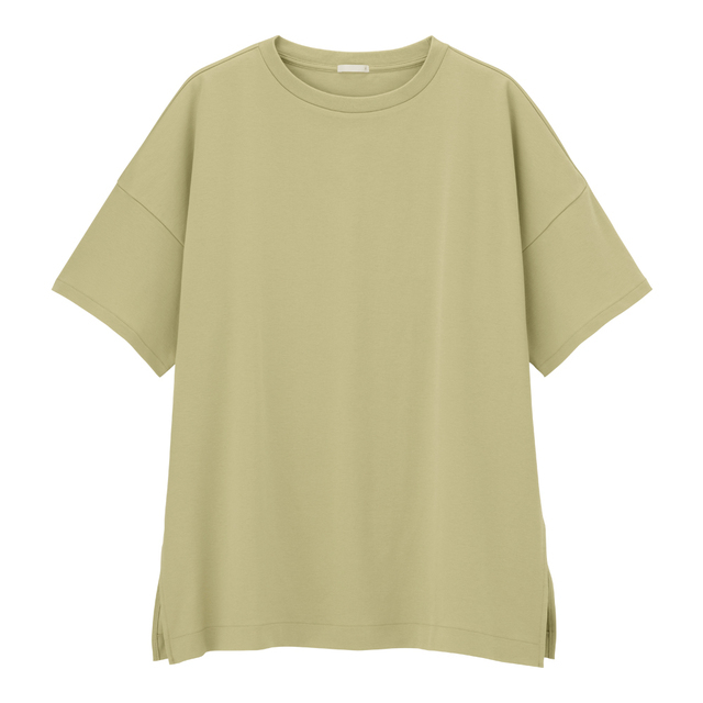 ディープスリットチュニックT(5分袖)