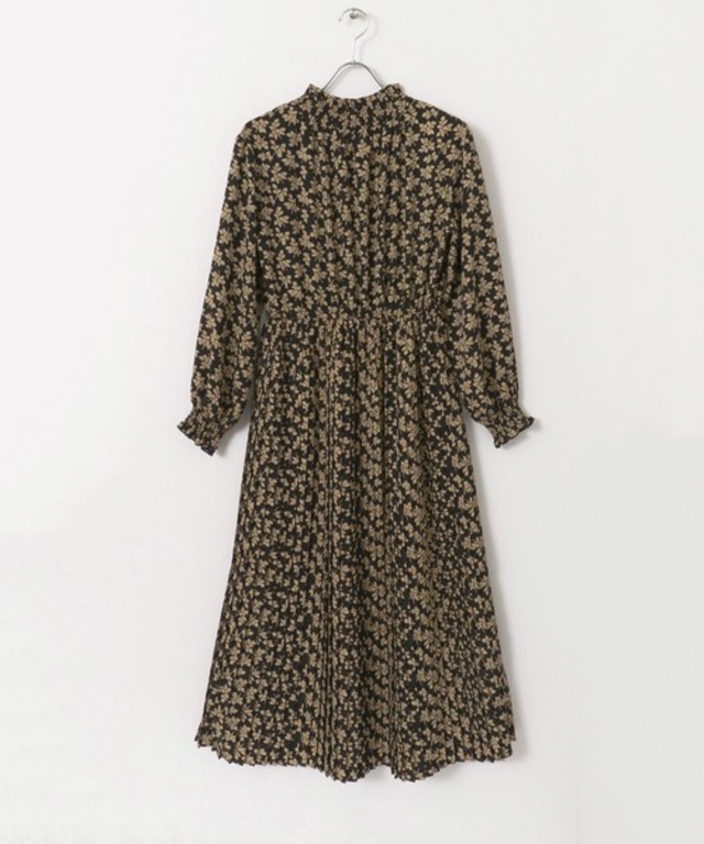 F by ROSSO　花柄プリーツワンピース