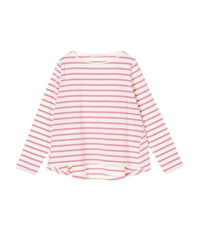 ボーダーAラインフレアプルオーバー