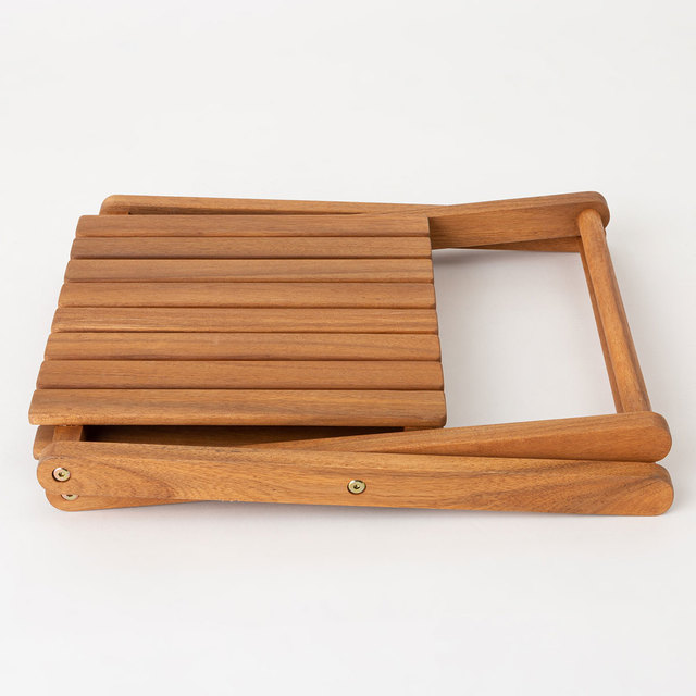 木製折りたたみラック2段