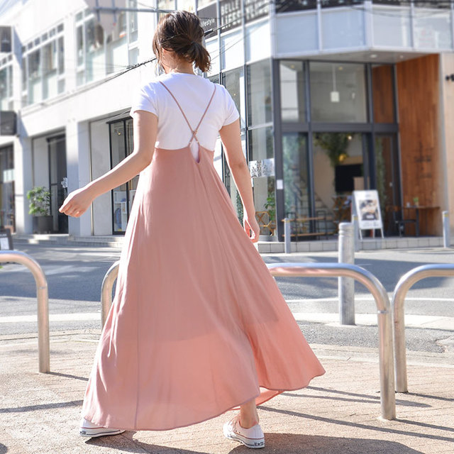 フレアキャミワンピース