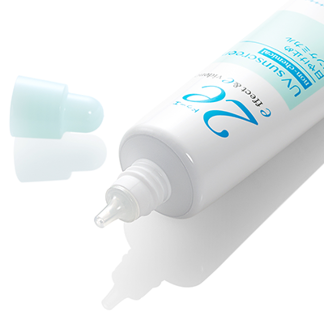 やさしい使い心地で、 紫外線吸収剤無配合