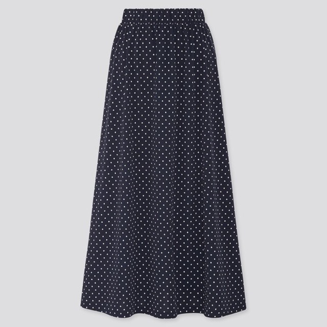 Joy of Printクレープジャージースカート（ドット・丈標準83～87cm）