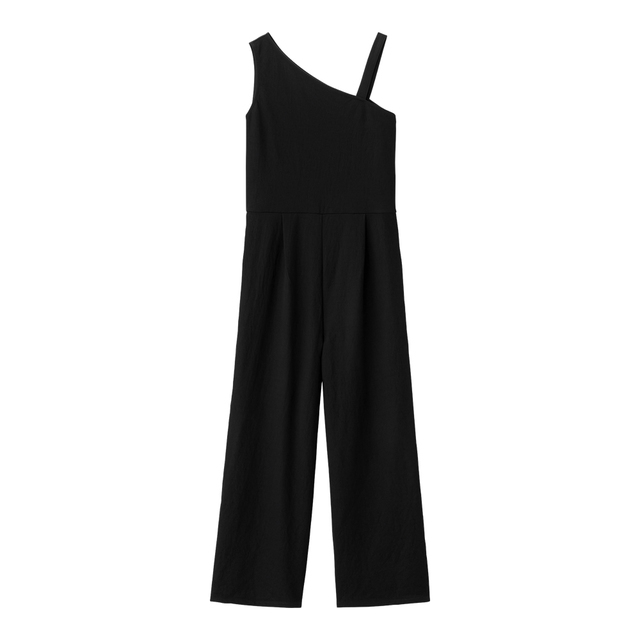 ワンショルダーサロペット