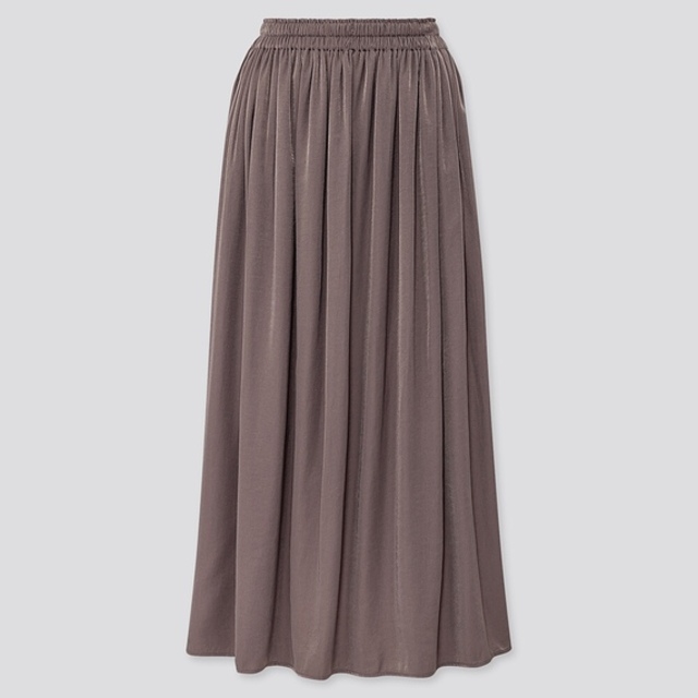 ドレープギャザーロングスカート