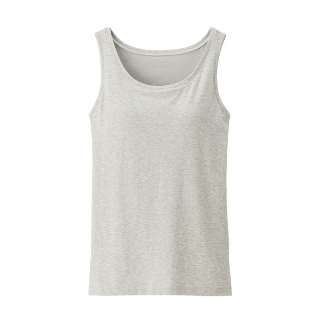 シルク入りカップ入りタンクトップ