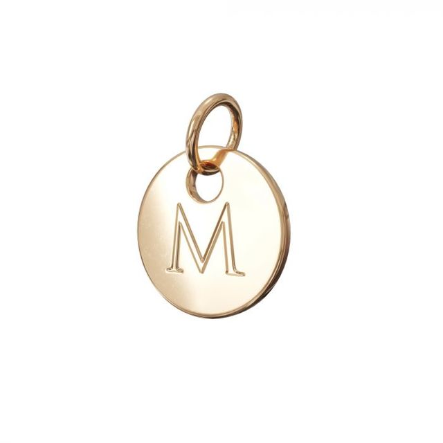 ゴールドレターチャーム